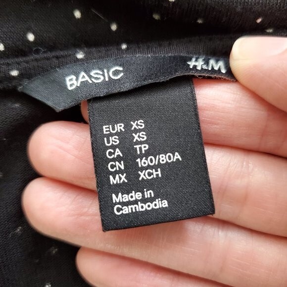 H&M Black Polkadot Tank Maxi Dress - Picture 5 of 6